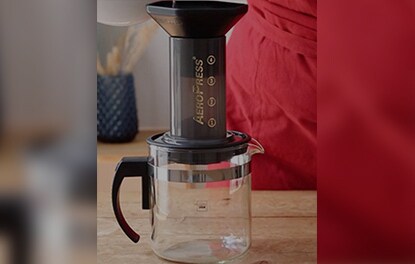 Voyagez partout avec votre cafetière nomade l'aeropress