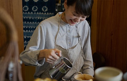 Un café avec les japonais