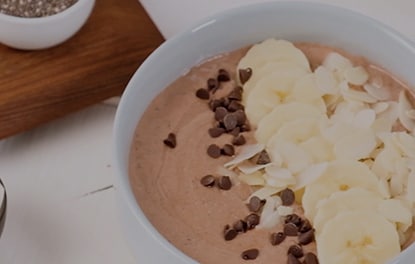 Smoothie bowl caféiné