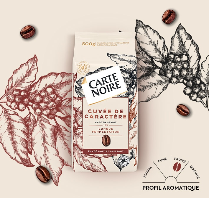 Cuvée de Caractère - café en grains torréfiés 