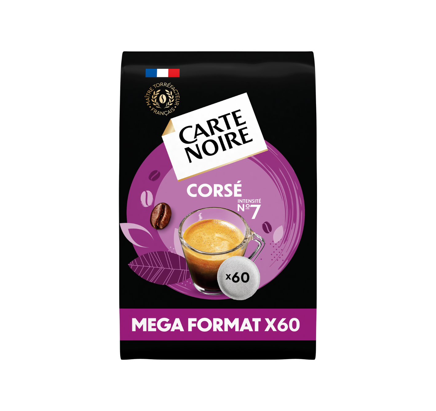 CORSÉ N°7 - Café torréfié moulu en dosettes souples
