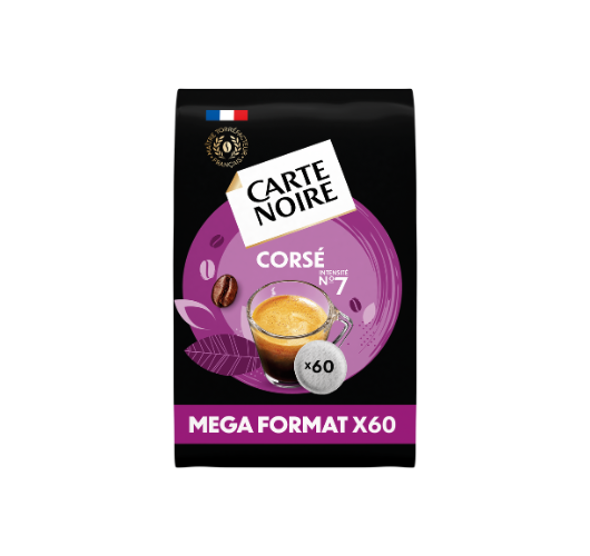 CORSÉ N°7 - Café torréfié moulu en dosettes souples