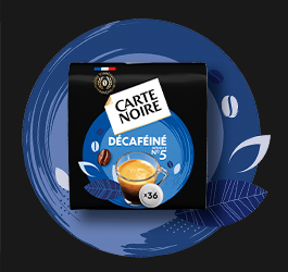 DÉCAFÉINÉ N°5 - Café torréfié moulu en dosettes souples