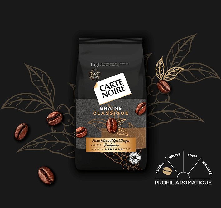 GRAINS CLASSIQUE - Café en Grains pur Arabica