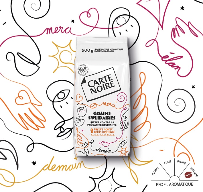 GRAINS SOLIDAIRES - 1 café acheté = 1 repas offert