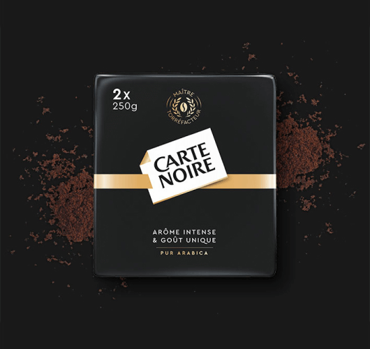 Carte Noire - Café moulu Bio en grains pur Arabica (250g