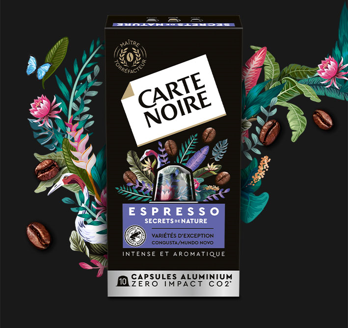 SECRETS DE NATURE  - Café torréfié et moulu en capsules