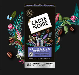 SECRETS DE NATURE  - Café torréfié et moulu en capsules