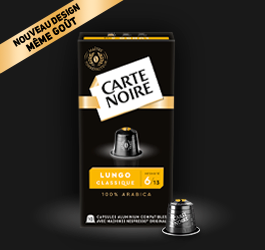ESPRESSO LUNGO CLASSIQUE N°6 - Café pur Arabica - Capsules compatibles Nespresso*