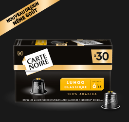 ESPRESSO LUNGO CLASSIQUE N°6 - Café torréfié moulu en capsules