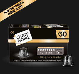 RISTRETTO PUISSANT N°12 - Café riche en Arabica - Capsules compatibles Nespresso*