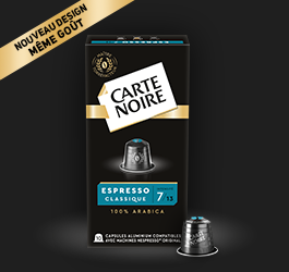 ESPRESSO CLASSIQUE N°7 - Café pur Arabica - Capsules compatibles Nespresso*
