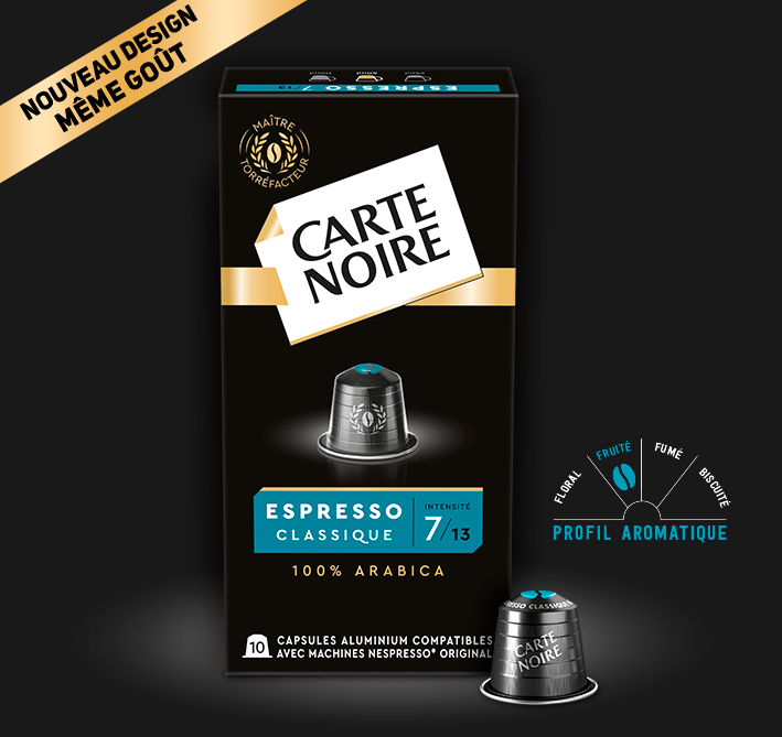 ESPRESSO CLASSIQUE N°7 - Café pur Arabica - Capsules compatibles Nespresso*