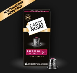 ESPRESSO INTENSE N°9 -  Café pur Arabica - Capsules compatibles Nespresso*