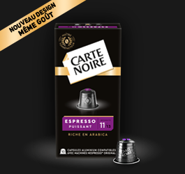 Café Carte Noire : Grains, Moulus, Capsules, Dosettes et Bio