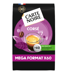 N°7 CORSÉ - Café torréfié moulu en dosettes souples