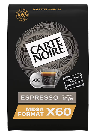 ESPRESSO N°8 - Café torréfié moulu en dosettes souples