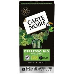ESPRESSO BIO -  Café pur Arabica Bio - Capsules compatibles Nespresso*