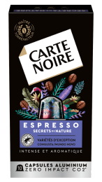 SECRETS DE NATURE - Congusta et Mundo Novo - Capsules compatibles Nespresso*