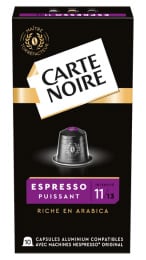 ESPRESSO PUISSANT N°11 - Café torréfié moulu en capsules