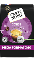 N°7 CORSÉ - Café torréfié moulu en dosettes souples