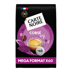 CORSÉ N°7 - Café torréfié moulu en dosettes souples