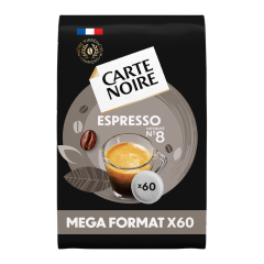 ESPRESSO N°8 - Café torréfié moulu en dosettes souples
