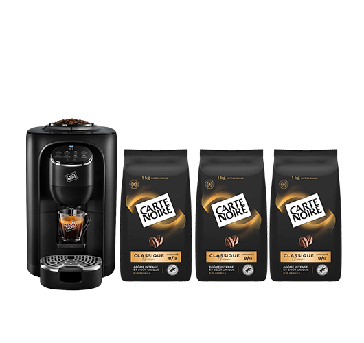 Coffret Aroma Signature machine à grains + 3kg Grains Classique offerts