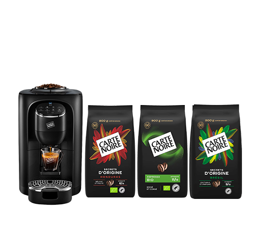 Coffret Aroma Signature machine à grains + 2,7kg Grains offerts
